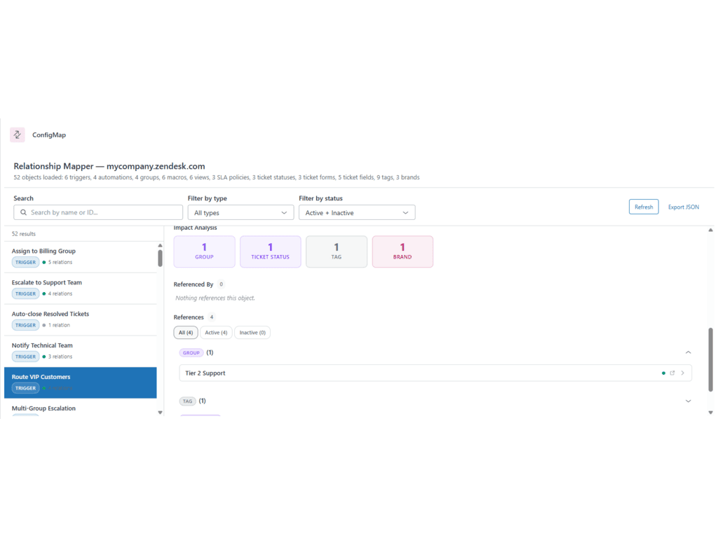 ConfigMap primary marketing image — Workflows app on the Zendesk Marketplace